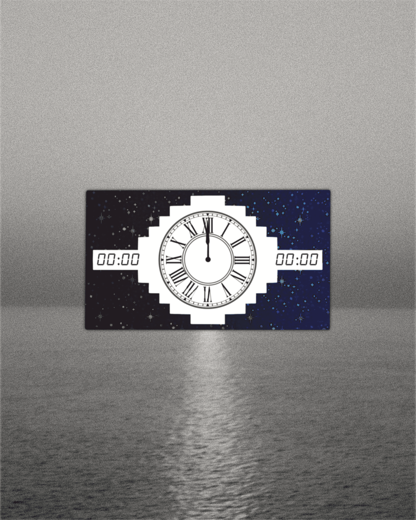 It's A Clock! Holographic Sticker