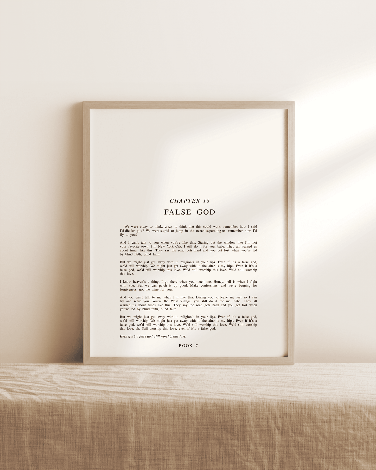 The Lover Chapter Art Prints