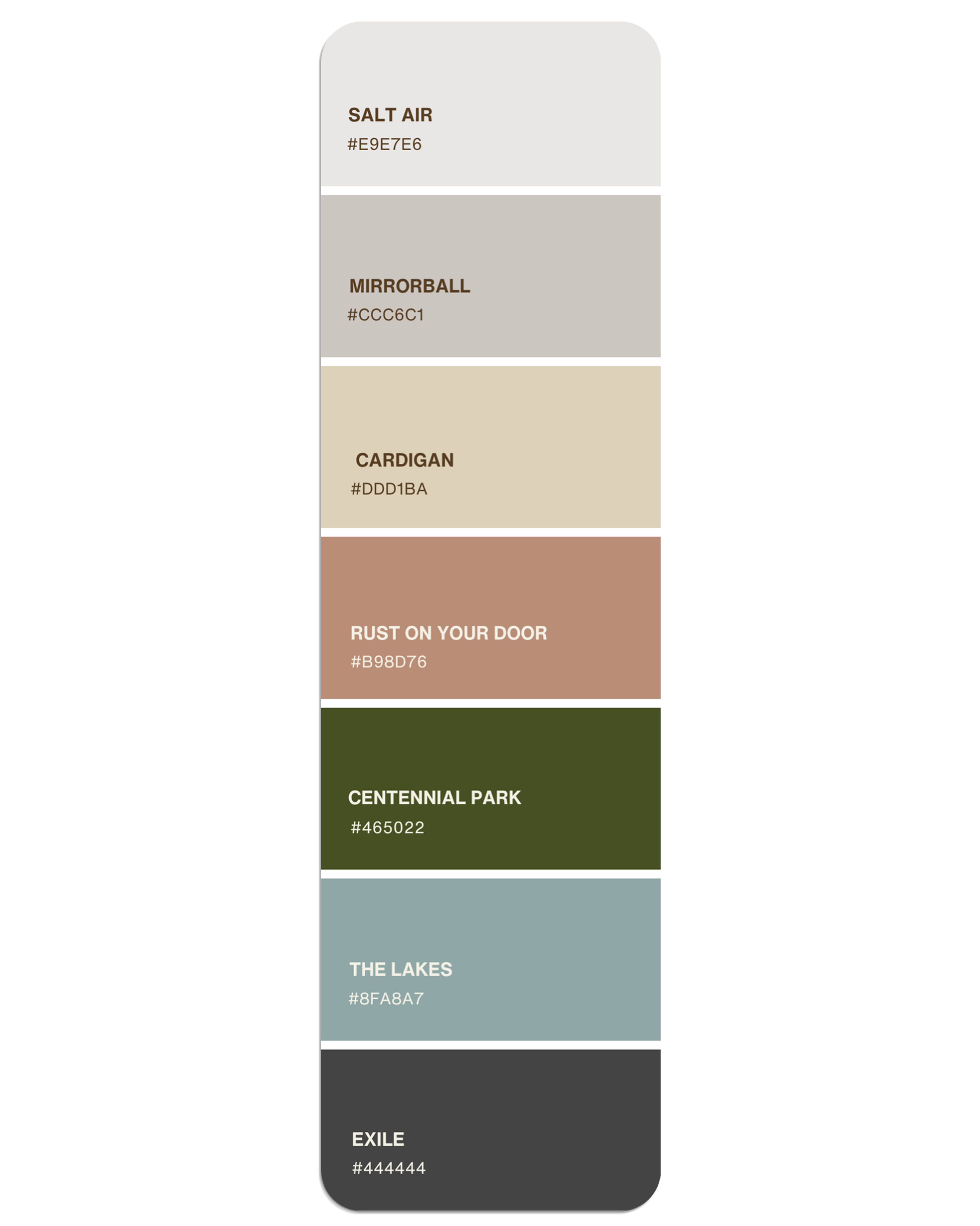 Folklore Era Paint Swatch Bookmark