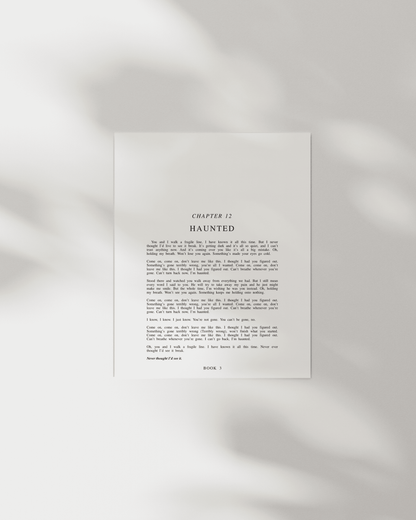 The Speak Now Chapter Art Prints