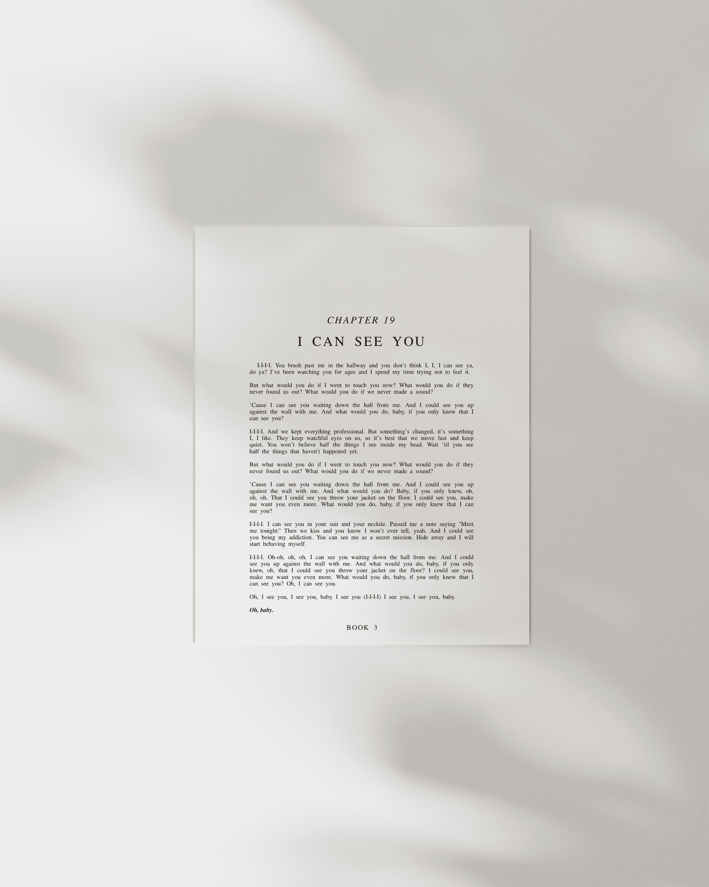 The Speak Now Chapter Art Prints