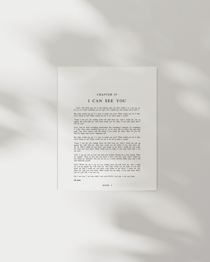 The Speak Now Chapter Art Prints