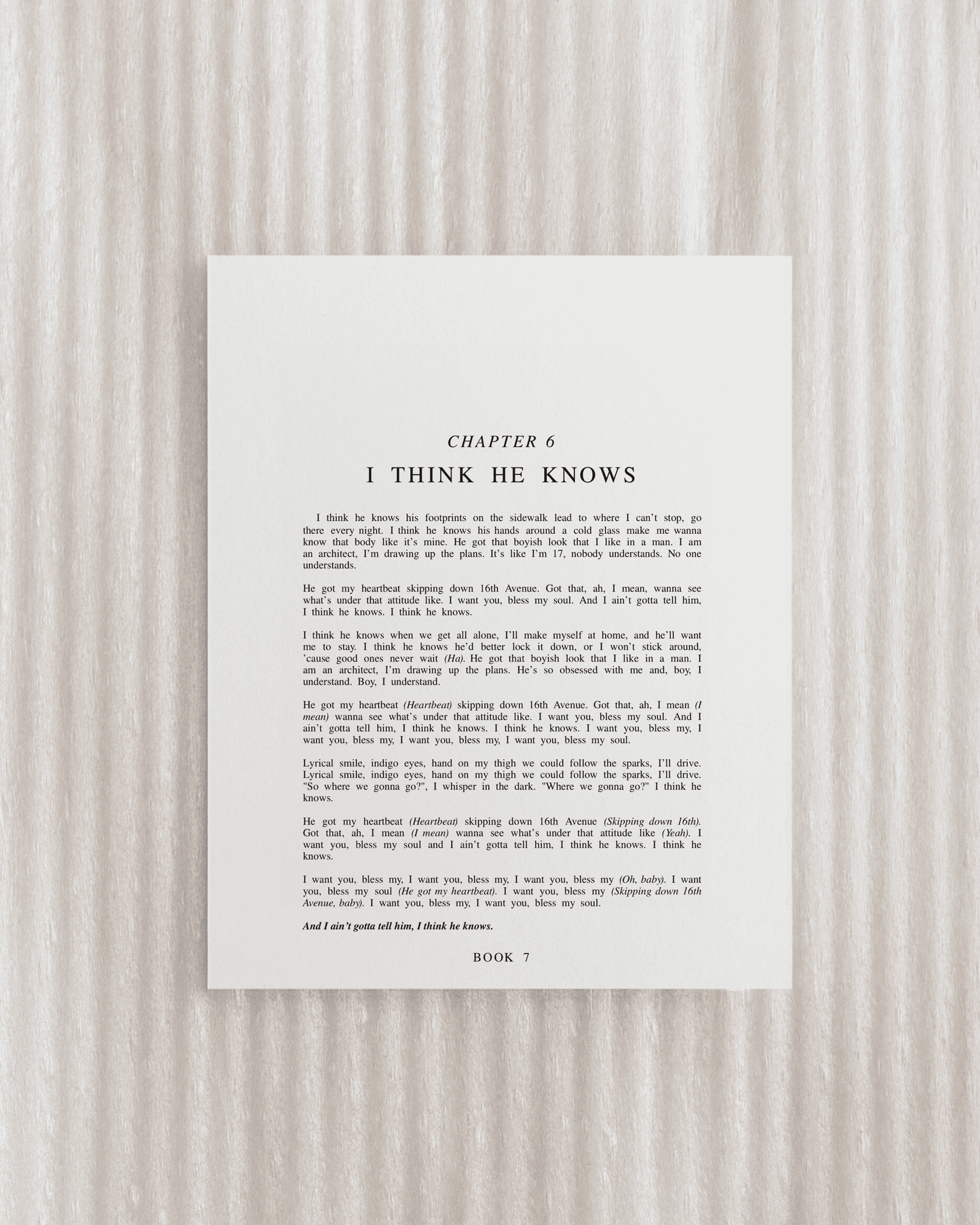 The Lover Chapter Art Prints