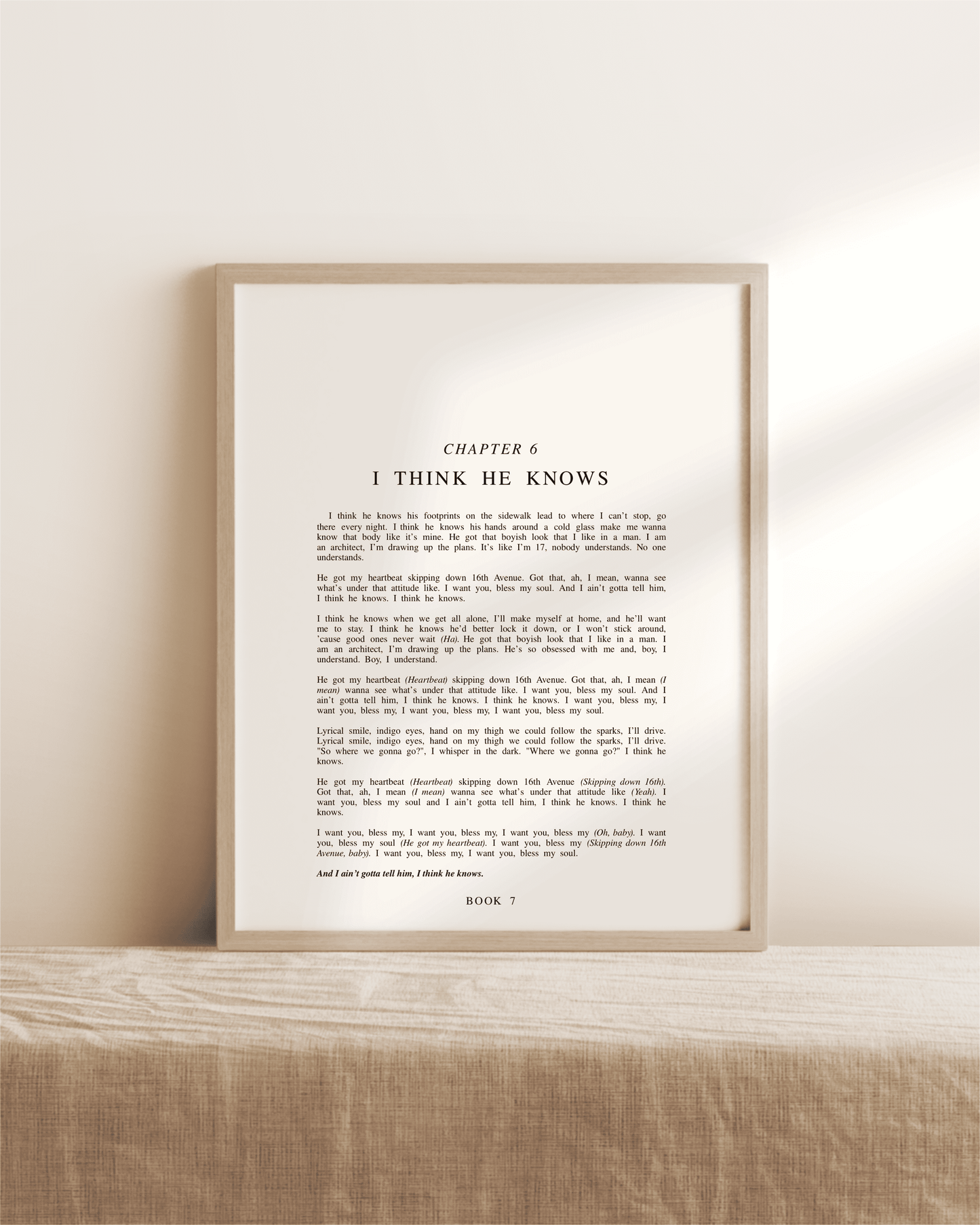 The Lover Chapter Art Prints