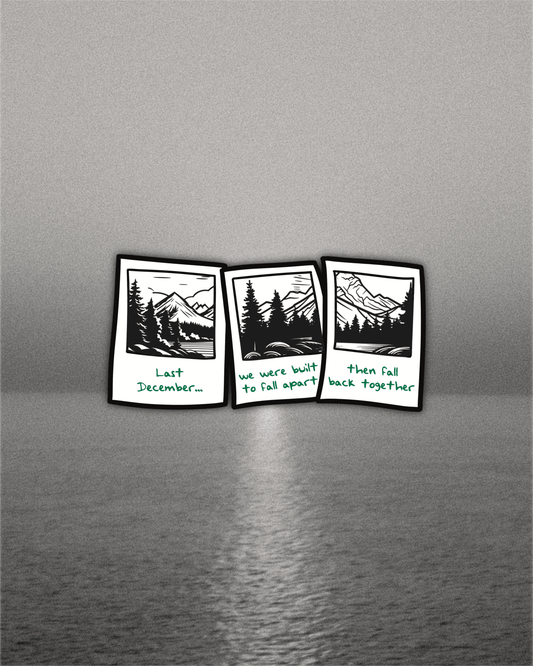 Out Of The Woods Polaroid Sticker