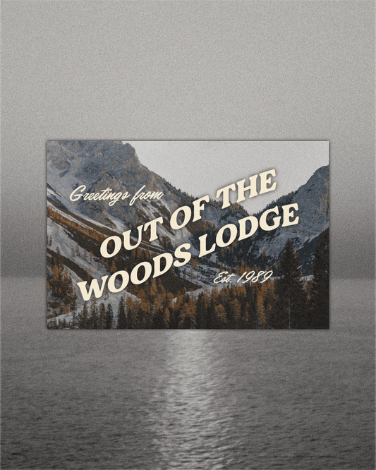 Out Of The Woods Lodge Postcard