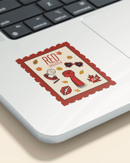 Red Stamp Sticker *MISPRINT*