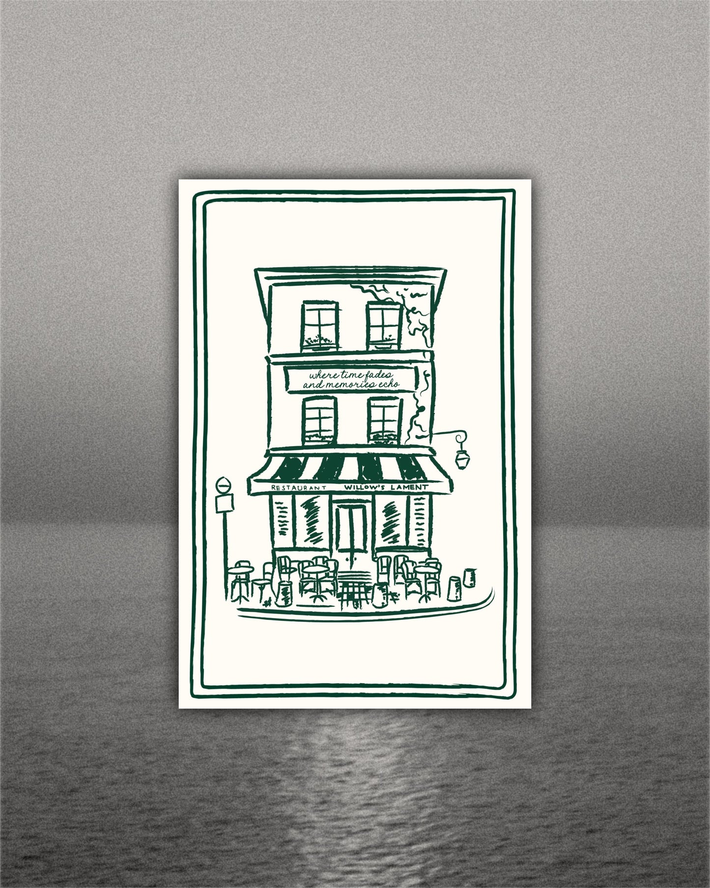 Right Where You Left Me Postcard