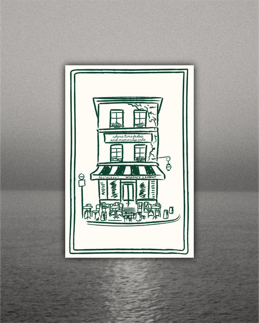 Right Where You Left Me Postcard