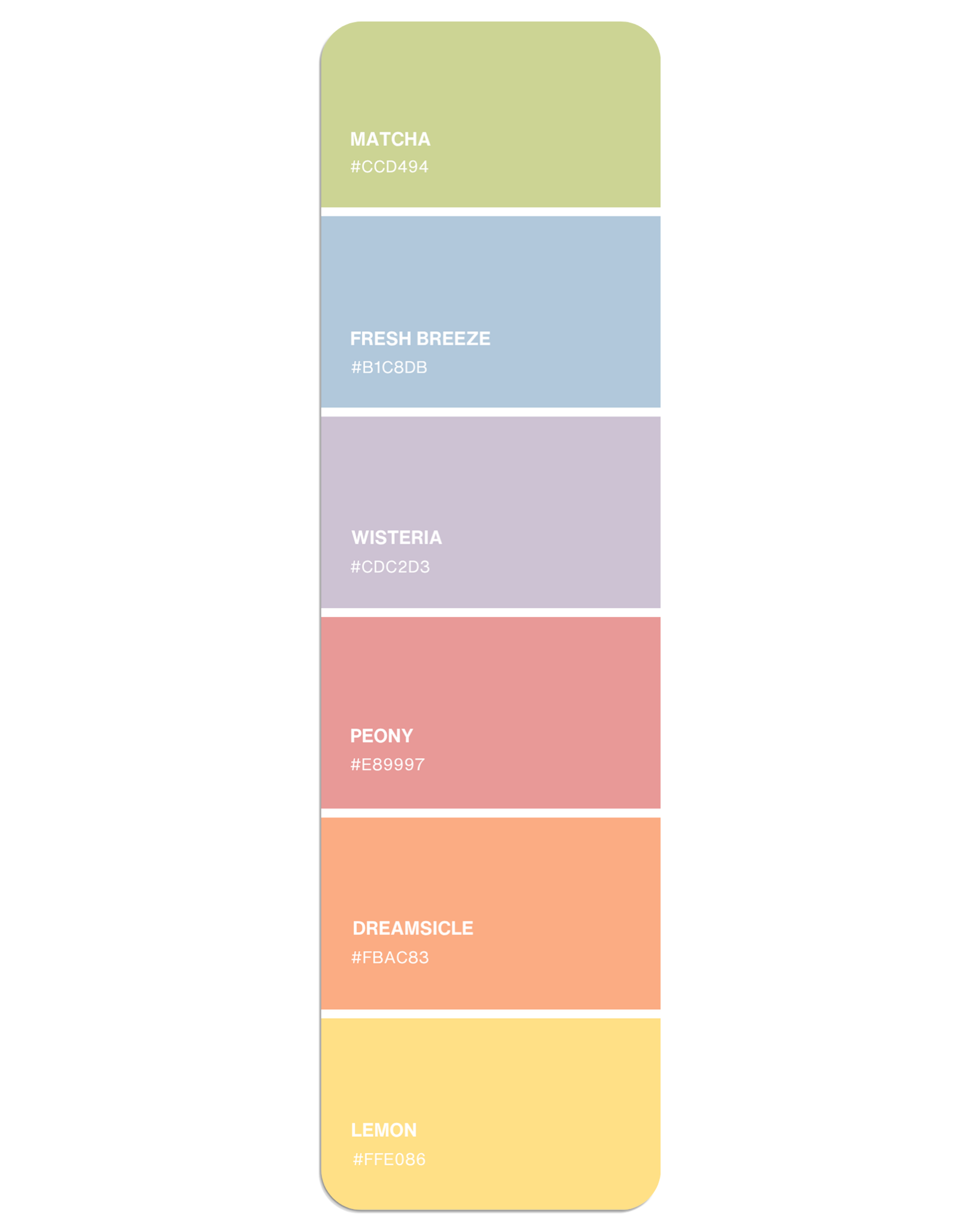 Spring Paint Swatch Bookmark