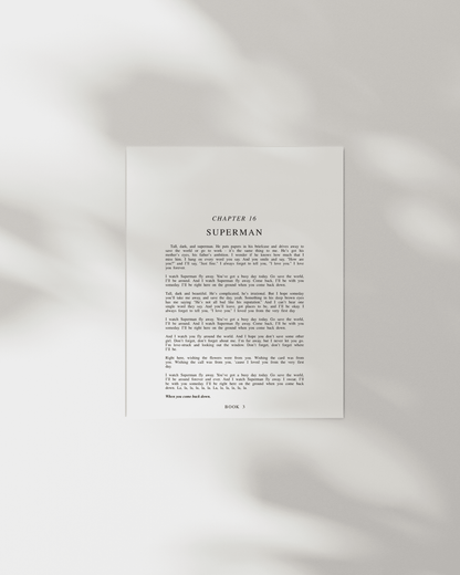 The Speak Now Chapter Art Prints