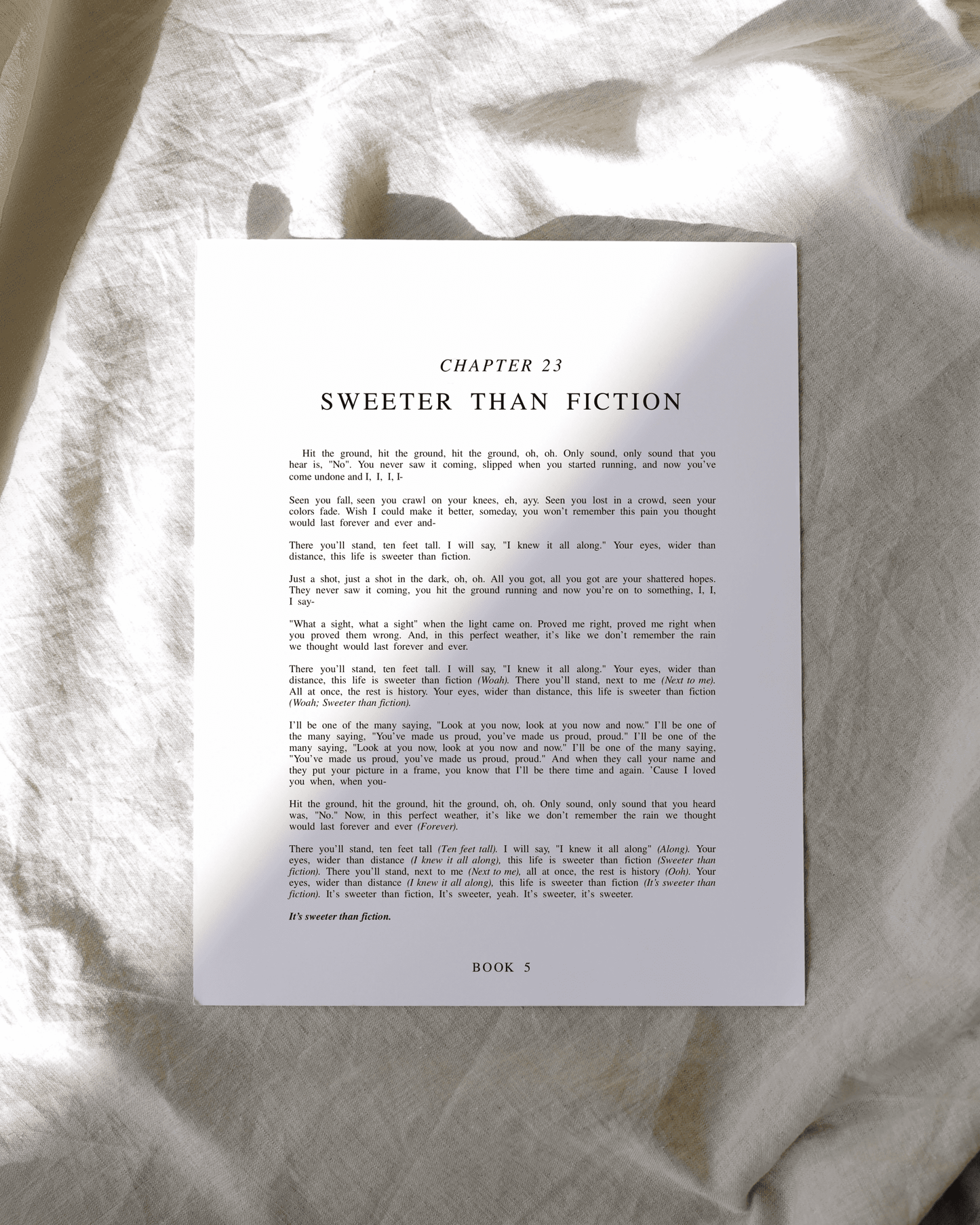 The 1989 Chapter Art Prints