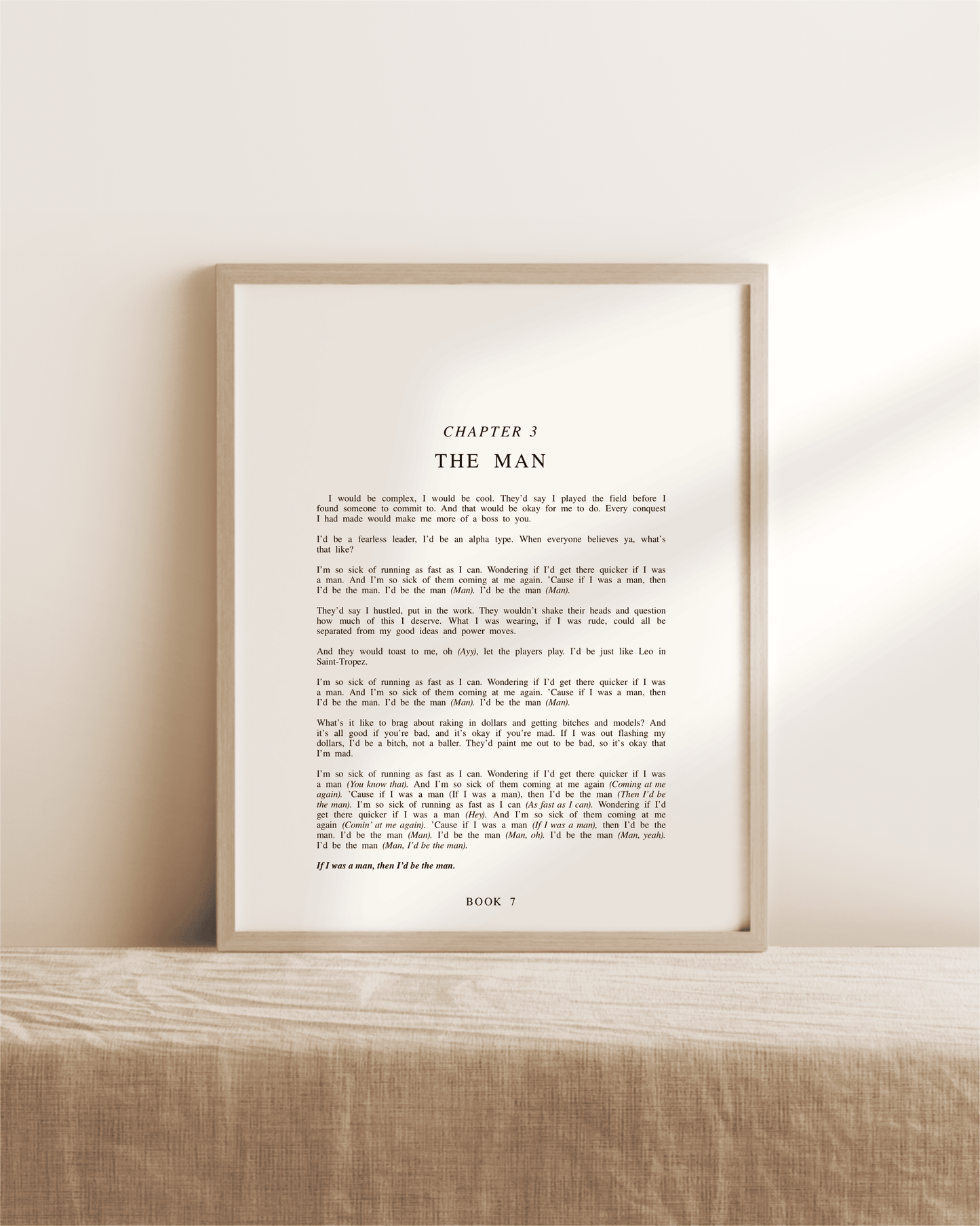 The Lover Chapter Art Prints
