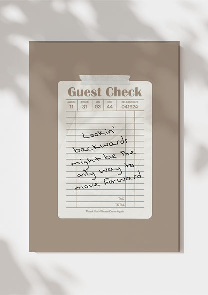 TTPD Guest Check Print