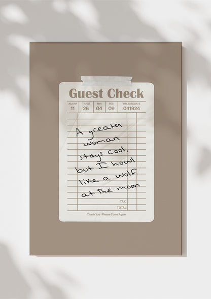 TTPD Guest Check Print