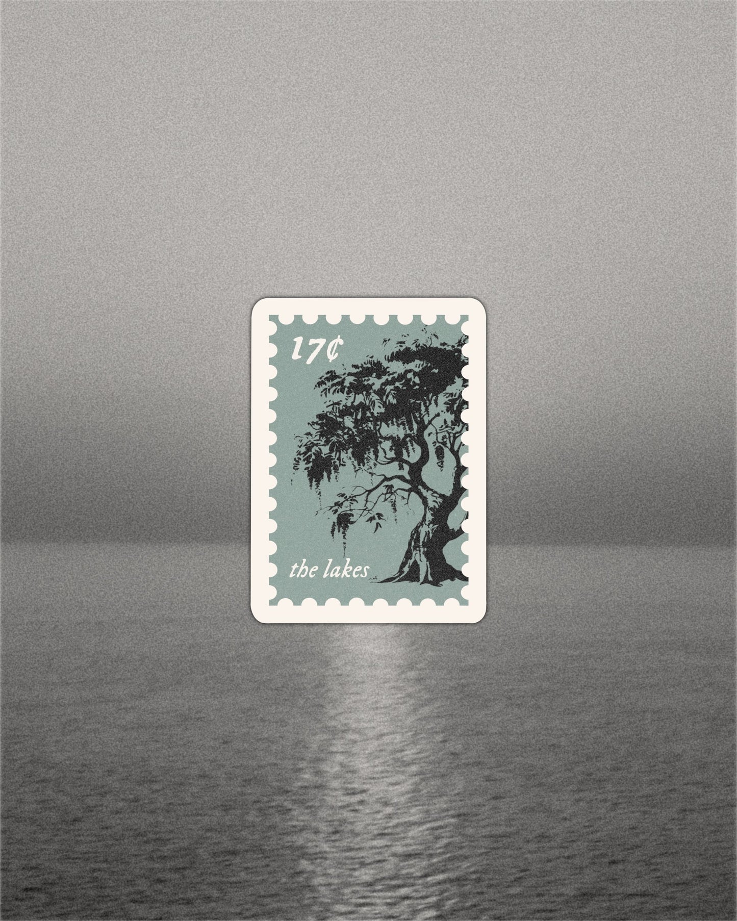 The Lakes Stamp Sticker