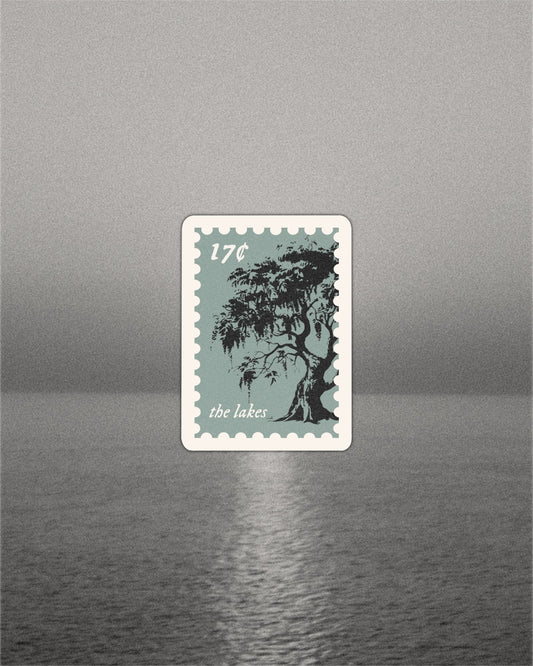 The Lakes Stamp Sticker