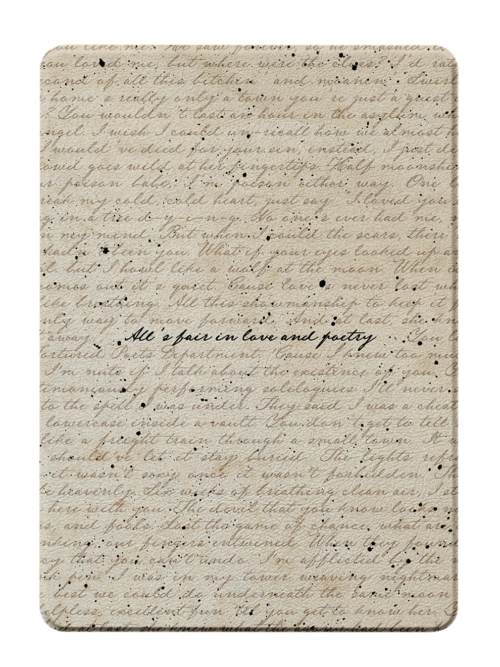 The Manuscript - Kindle Case