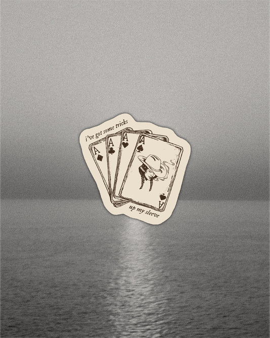 Tricks Up My Sleeve Sticker