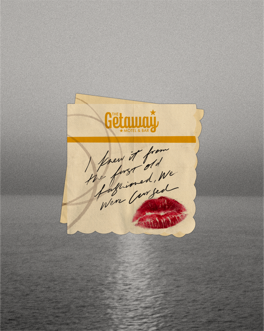 Getaway Car Cocktail Napkin Sticker