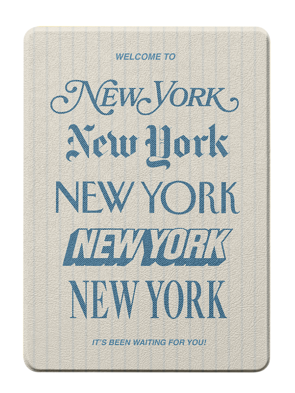 Welcome To NY - Kindle Case