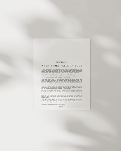 The Speak Now Chapter Art Prints
