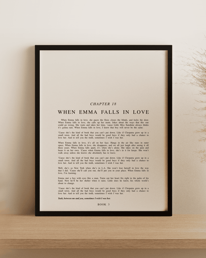 The Speak Now Chapter Art Prints